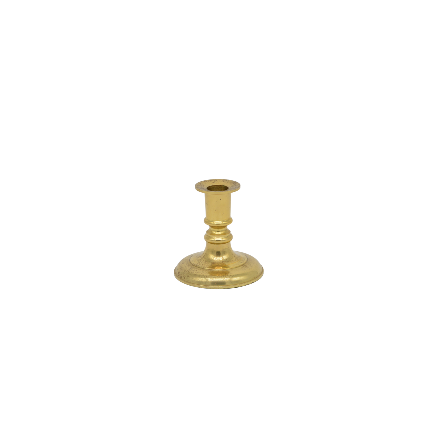 Short Brass Candlestick | Antique